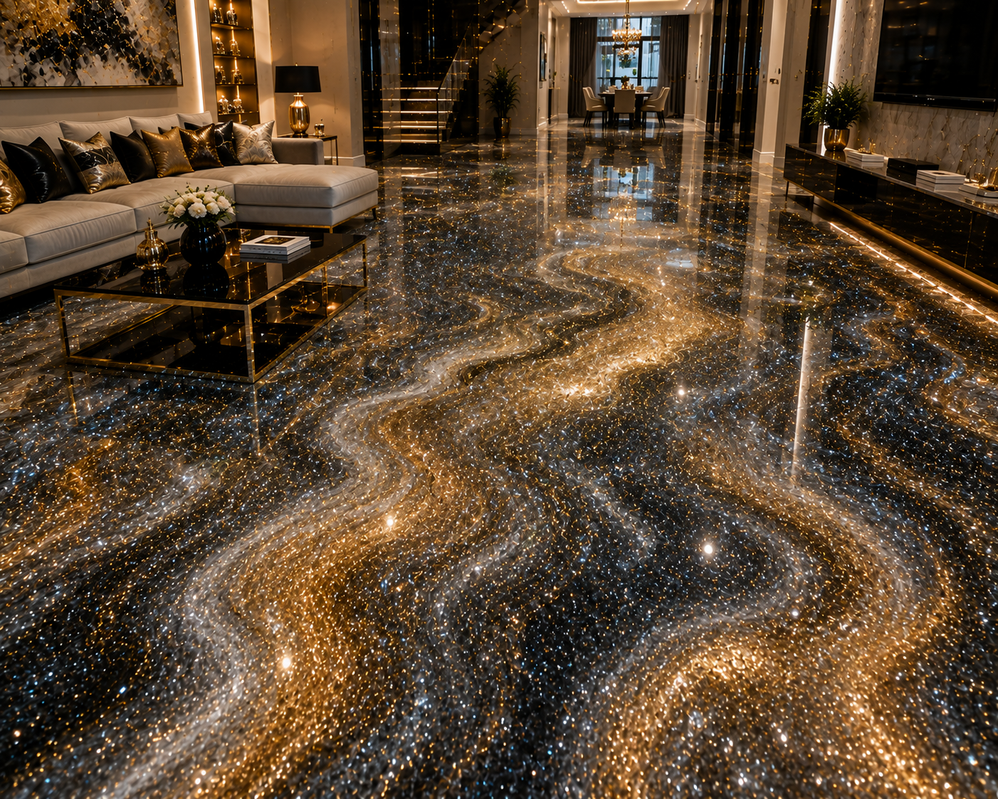 Glitter Epoxy Flooring